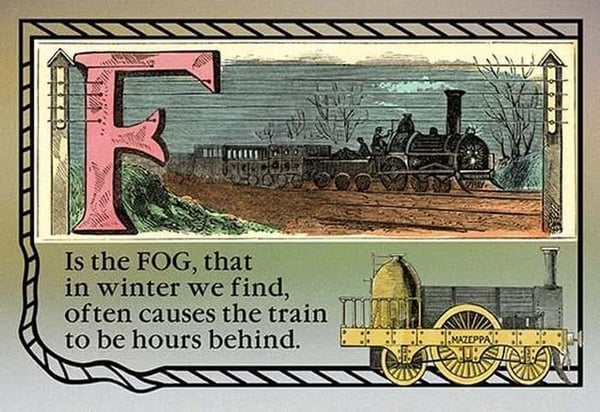 F is the Fog - Art Print