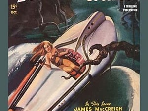 Thrilling Wonder Stories: Sheena and the X Machine - Art Print