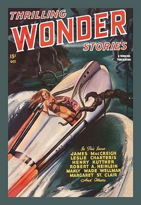 Thrilling Wonder Stories: Sheena and the X Machine - Art Print