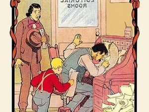 The Editor by H.O. Kennedy - Art Print