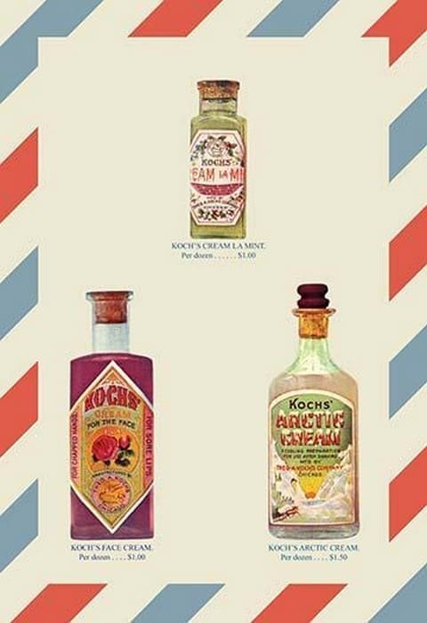 Koch's Face Creams - Art Print