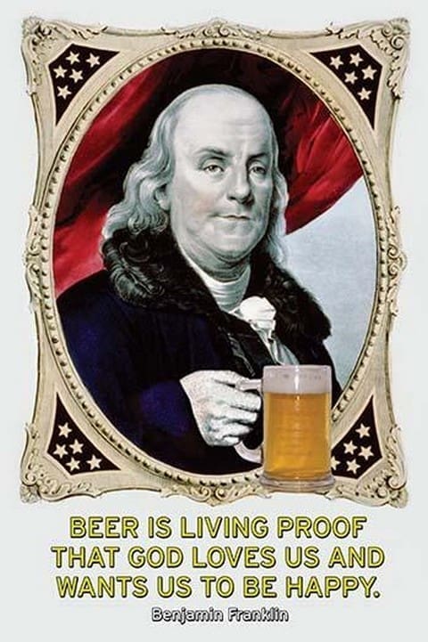 Beer is Living Proof by Wilbur Pierce - Art Print