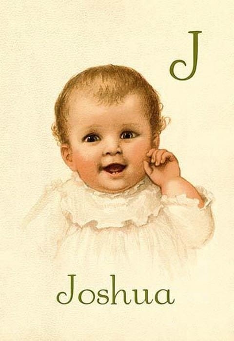 J for Joshua by Ida Waugh - Art Print