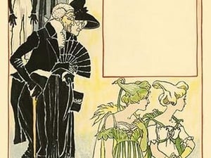 All came in green and white except Lent which was in mourning by Walter Crane - Art Print