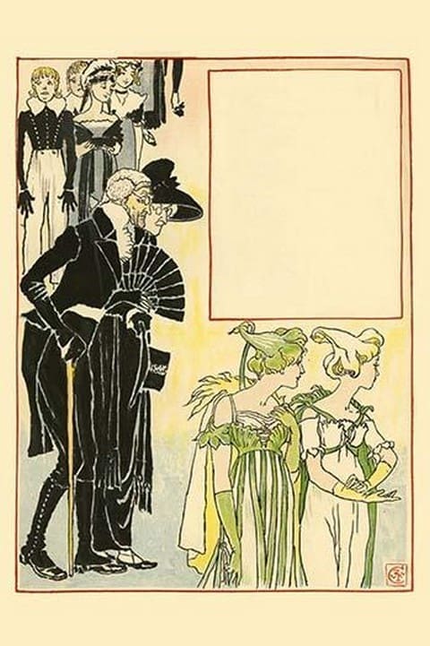 All came in green and white except Lent which was in mourning by Walter Crane - Art Print