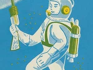 Mechanical Space Man - Art Print