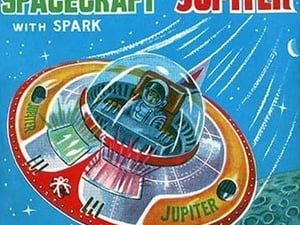 Mechanical Spacecraft Jupiter - Art Print