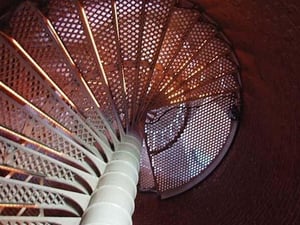 Lighthouse Stairs by Jason Pierce - Art Print