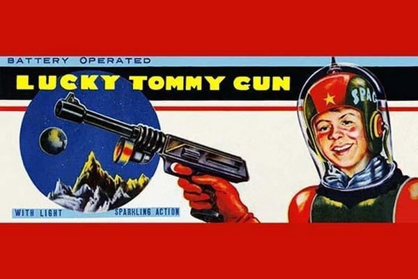 Lucky Tommy Gun - Art Print