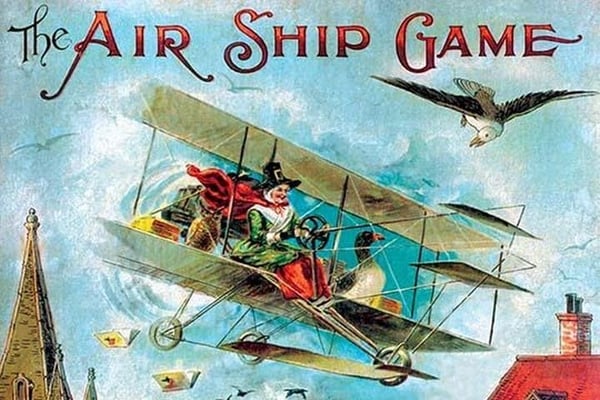 The Airship Game - Art Print