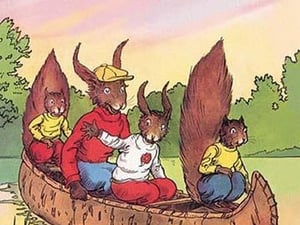 Uncle Wiggily and Friends: The Canoe Trip - Art Print