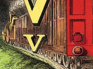 V for the Van that follows the Train by Edmund Evans - Art Print