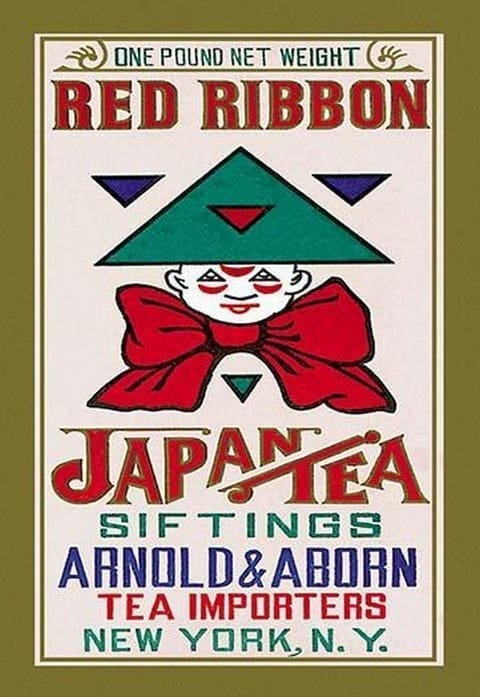 Red Ribbon Brand Tea - Art Print