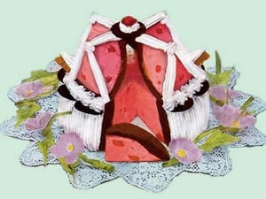 Mikado Bomb Cake - Art Print