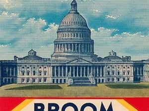 Capitol Brand Broom Label - Art Print