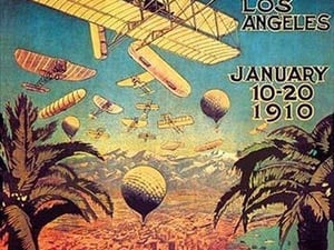 Aviation Meet in Los Angeles - Art Print