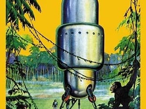 Spaceship in the Jungle - Art Print