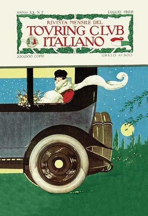 Touring Club Italiano - Art Print