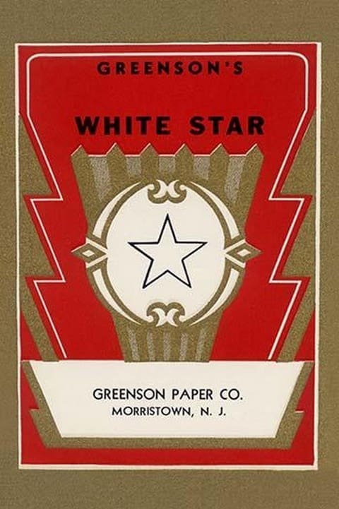 White Star Broom Label - Art Print