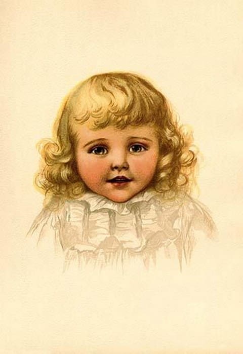Sweet Chelsea by Ida Waugh - Art Print