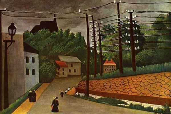 Malakoff by Henri Rousseau - Art Print