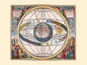 Scenographia Systematis Mundani Ptolemaici by Andreas Cellarius - Art Print