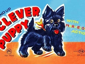 Wind Up Clever Puppy - Art Print