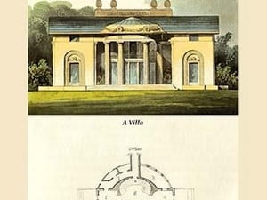 A Villa by J. B. Papworth - Art Print