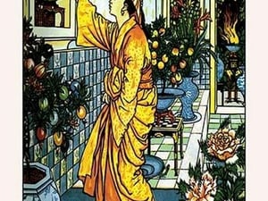 Aladdin Secures The Lamp by Walter Crane - Art Print