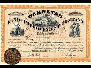 Wahnetah Land and Improvement Company - Art Print