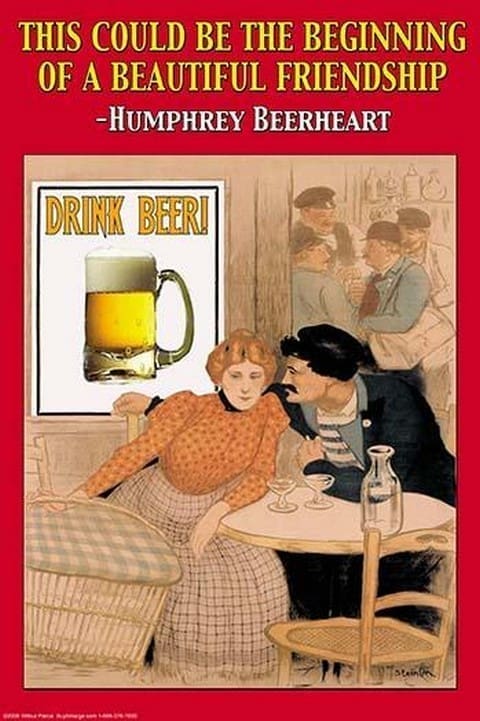 Humphey Beerhart - This could be the beginning of a beautiful friendship by Wilbur Pierce - Art Print