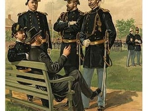 Chaplain Discussion - By Henry Alexander Ogden - Art Print