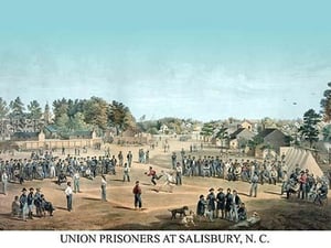 Union prisoners at Salisbury