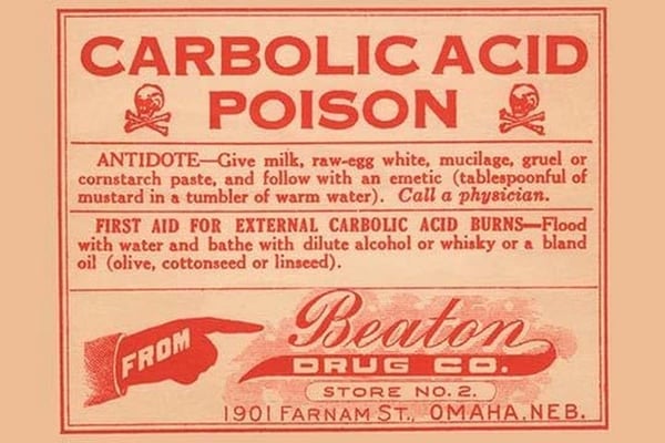 Carbolic Acid Poison - Art Print