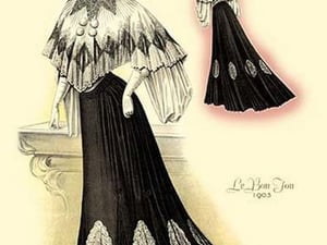Le Bon Ton: In Black - Art Print