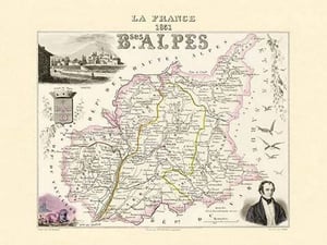 Bses Alpes by Par M. Vuillemin - Art Print