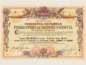 Compania Espanola Productora de Algodon Nacional - Art Print