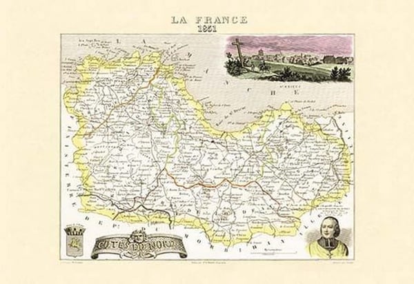 Cotes-du-Nord by Par M. Vuillemin - Art Print