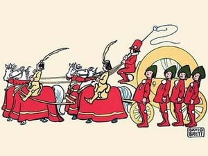 Cindrella's Carriage by David Brett - Art Print