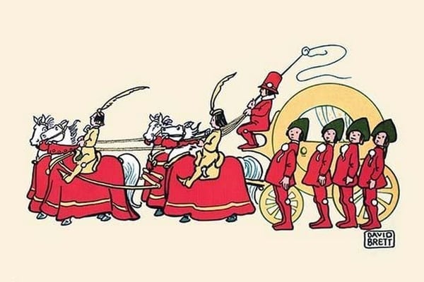 Cindrella's Carriage by David Brett - Art Print