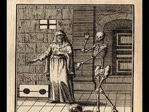 Skeleton and Prisoner - Art Print
