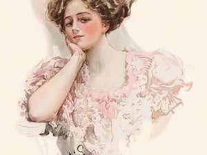 A Peppercorn is Very Small by Harrison Fisher - Art Print