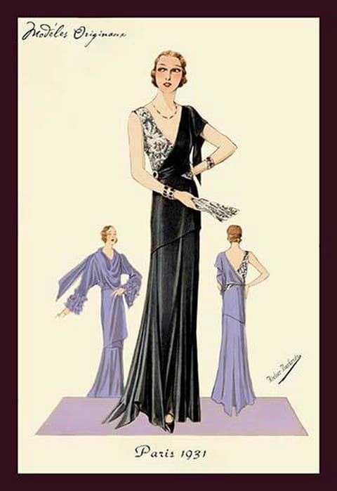 Modeles Originaur: Fashions for a Starlet by Atelier Bachroitz - Art Print