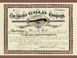 The Alaska Gold Company - Art Print
