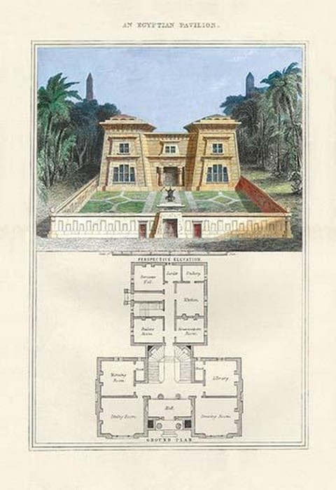 An Egyptian Pavilion by Richard Brown - Art Print
