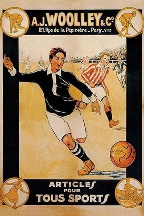 A.J. Woolley & co. Sports Articles by UK - Art Print