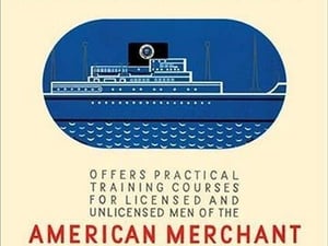 The United States Maritime Service by Leslie Bryan Burroughs - Art Print
