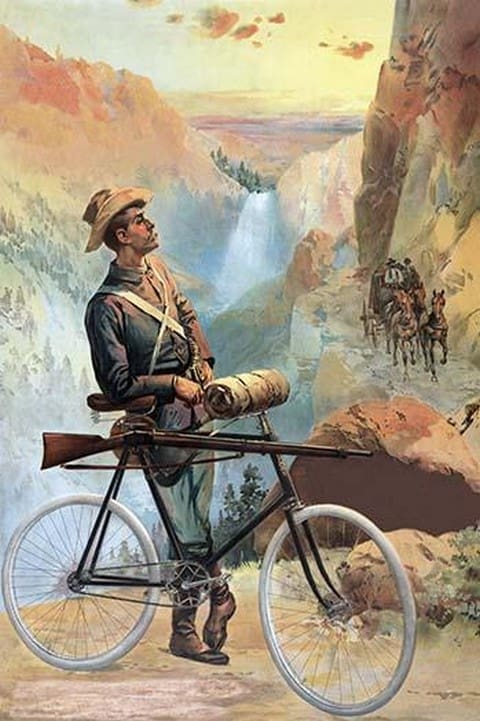 Cleveland Bicycle Co. by Knapp - Art Print