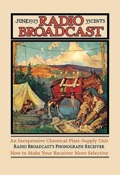 Radio Broadcast: June 1925 by Remington Schuyler - Art Print