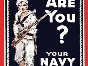 I'm doing my duty are you? Your Navy needs you this minute by Clinton Jordan - Art Print
